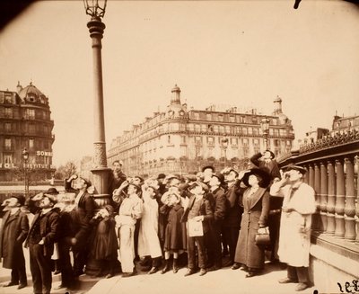 De zonsverduistering, april 1912 door Eugène Atget